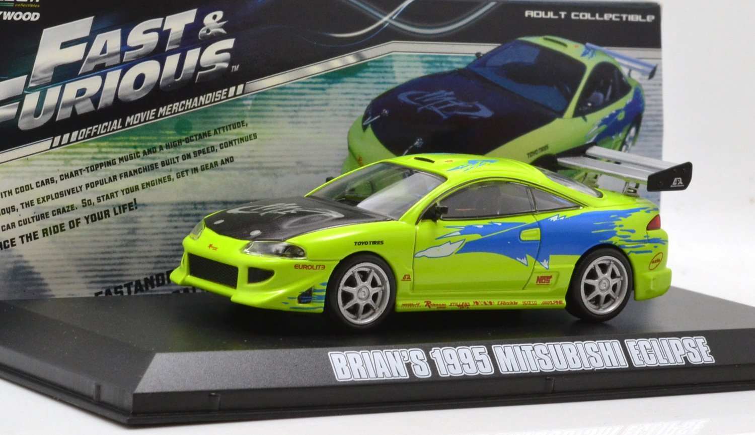 ◆未開封◆Fast＆Furious 1995Mitsubishi Eclipse Buy GreenLight Fast and Furious: The Fast and the Furious (2001